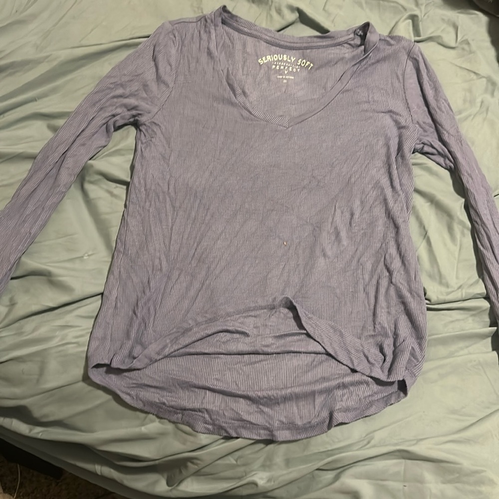 V neck super soft long sleeve